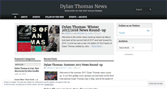 Desktop Screenshot of dylanthomasnews.com