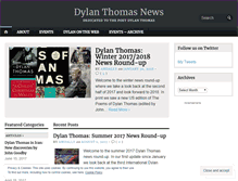 Tablet Screenshot of dylanthomasnews.com